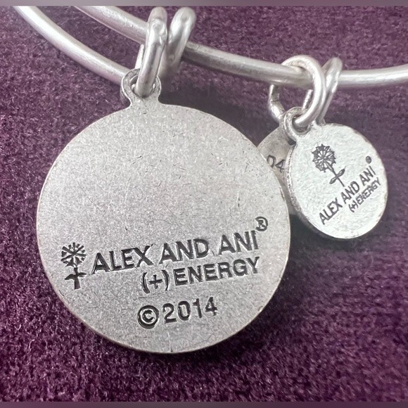 Alex and Ani Bangle Bracelets Friend and STAR OF VENUS adjustable Bracelet - Picture 3 of 11